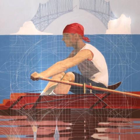 BIGLIN BRIDGE (HOMAGE TO EAKINS)